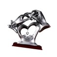thumbnail image 2 of Estatua de manos, regalo de boda, cumpleaños, figura, obra de arte, recuerdos, coleccionable, dormitorio Plata, 2 of 9