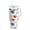 Pastel Watercolor Floral Pattern, variant on 40 oz Insulated Stainless Steel Tumbler Double Wall Stainless Steel Tumbler with 2-Way Drinking Green and Orange Small Flowers