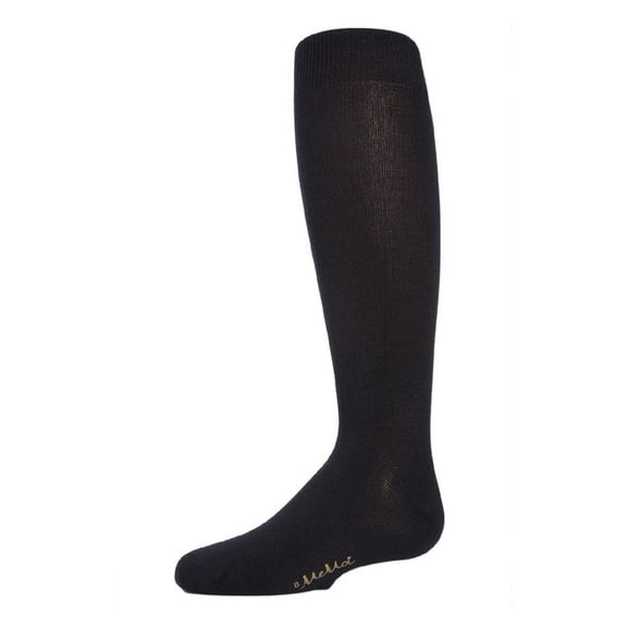 MeMoi Essential Modal Knee High Kids Socks - Girls - Female, 4, Black