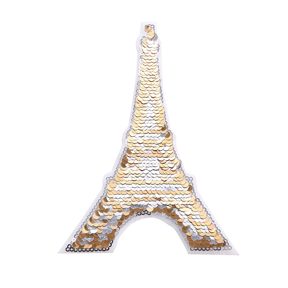 stars eyes patches reversible change color sequins sew on patches for clothes B