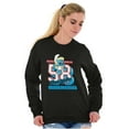 thumbnail image 4 of Vintage Varsity Cheerleader Smurfette Women Plus Size Sweatshirt Brisco Brands 5X, 4 of 5
