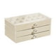 thumbnail image 3 of Caja de almacenamiento de joyas Sunnimix 3 Cajones Tapa transparente 23.5x13.5x10, 3 of 8