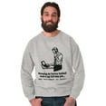 thumbnail image 5 of Full Time Job Fantasy Football Sports Men's Crewneck Sweatshirt Brisco Brands X, 5 of 5
