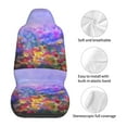 thumbnail image 5 of Fuzoiu Colorful Purple Cosmos Flower Print Seat Covers Set, Car Seat Covers Front Seats, Car Seat Protector, Car Seat Cushion, Seat Covers Carseat Cover Universal Fit for Most Cars, 5 of 7