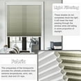 thumbnail image 4 of Keego Printed Cordless Celluar Shades Semi Blackout Honeycomb Window Blind Light Filtering Easy Install White Upper Case, Color007, 36"w x 48"h, 4 of 7