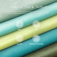 thumbnail image 4 of Phantoscope Soft Silky Velvet Throw Pillow Covers 18x18 Inch Set of 2 Decorative Cushion Covers for Couch Sofa Bedroom Living Room, Pillow Cases Only, Sage Green, 4 of 10