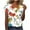 Multicolor, variant on Women Workout Tops Animal Print Blouses for Women Red Shirts for Women Sexy