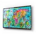 thumbnail image 2 of Epic Art 'World Map' by Dean Russo, Acrylic Glass Wall Art, 24"x16", 2 of 8