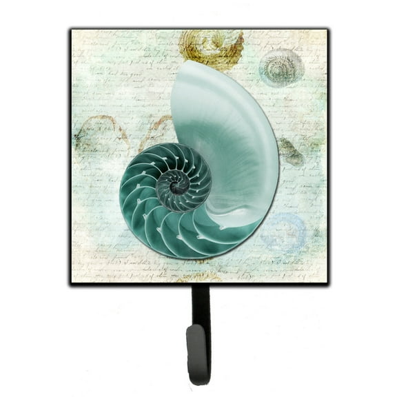 Carolines Treasures SB3037SH4 Beach Volute Shell Leash or Key Holder Single Hook multicolor