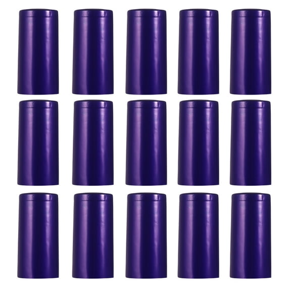 KAKOWELY Blue Plastic Heat Shrink Film for Wine Bottles 100Pcs 2.4x1.2x1.2in