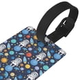 thumbnail image 3 of Kdxio Space Dog Luggage Tags Privacy Cover ID Label Suitcase Tags Identifiers For School Bags,Suitcases, 3 of 7