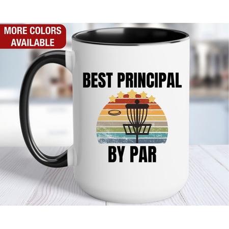 Best Principal By Par Gift Best Principal Disc Golf Mug Best Principal By Par Coffee Cup D
