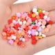 thumbnail image 2 of Cuentas de resina para la fabricación de joyas, abalorios de 8 estilos con base plana mixta, flor del sol y rosa, accesorios de decoración artística para teléfono, 100 piezas, 2 of 4