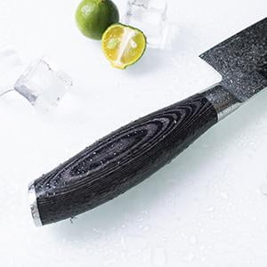 Max K 8-Inch Damascus Steel Chef’s Knife, Pakka Handle