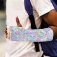 thumbnail image 4 of COEQINE Fish Scales Arm Cast Covers Size M Arm Cast Sleeve with Thumb Cover Wrist Cast Cover Removable Arm Cast Decor Cover Short Arm Cast Cover Stretch Arm Sleeves for Adult Kids, 4 of 7