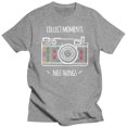 thumbnail image 1 of LEQEMAO camiseta de verano para hombre moda de verano cámara de algodón colección de momentos recuerdos película fotógrafo camisetas para hombre, 1 of 7