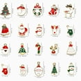 thumbnail image 2 of 1Set Alloy Enamel Pendants for Christmas Light Gold Mixed Color 17~29x11~18.5x1~6mm Hole: 1.4~2mm 20pcs/set, 2 of 6