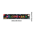 thumbnail image 3 of Colorful Design Welcome Back Classroom Banner Blackboard Theme Polyester Material for School Decoration Kids Party Educational Event, 3 of 5
