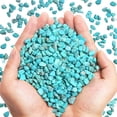 thumbnail image 1 of Sinkoo Howlite Turquoise Small Tumbled Chips 0.66 Lb/300g Crystal Stone Decorative Pebbles for Home Decoration & Fish Turtle Tank, Vase Filler, Plants Decor, 1 of 6