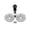 White #027, variant on Dual Head Car Fan for Back Seat with Digital Screen, Adjustable Wind Speed Portable Car Cooling Fan for Family Car Camper Van Interior Cabin Cooling