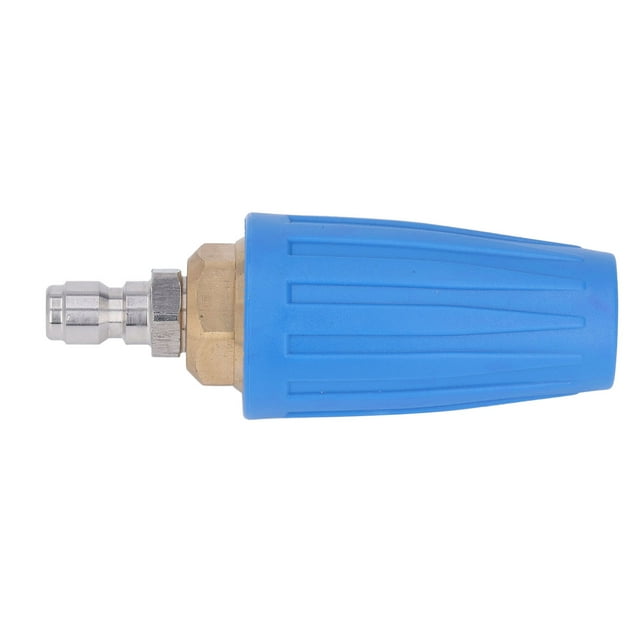 Boquilla Turbo Giratoria de Lavadora de Alta Presión, Turbogramador Giratorio de 1/4 Pulgada de 1/4 Pulgadas de Inmersión en Caliente Galvanizado Resistente de Alta Temperatura