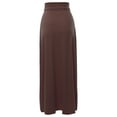 thumbnail image 3 of A2Y Women's Basic Foldable High Waist Floor Length Maxi Skirts Americano M, 3 of 5