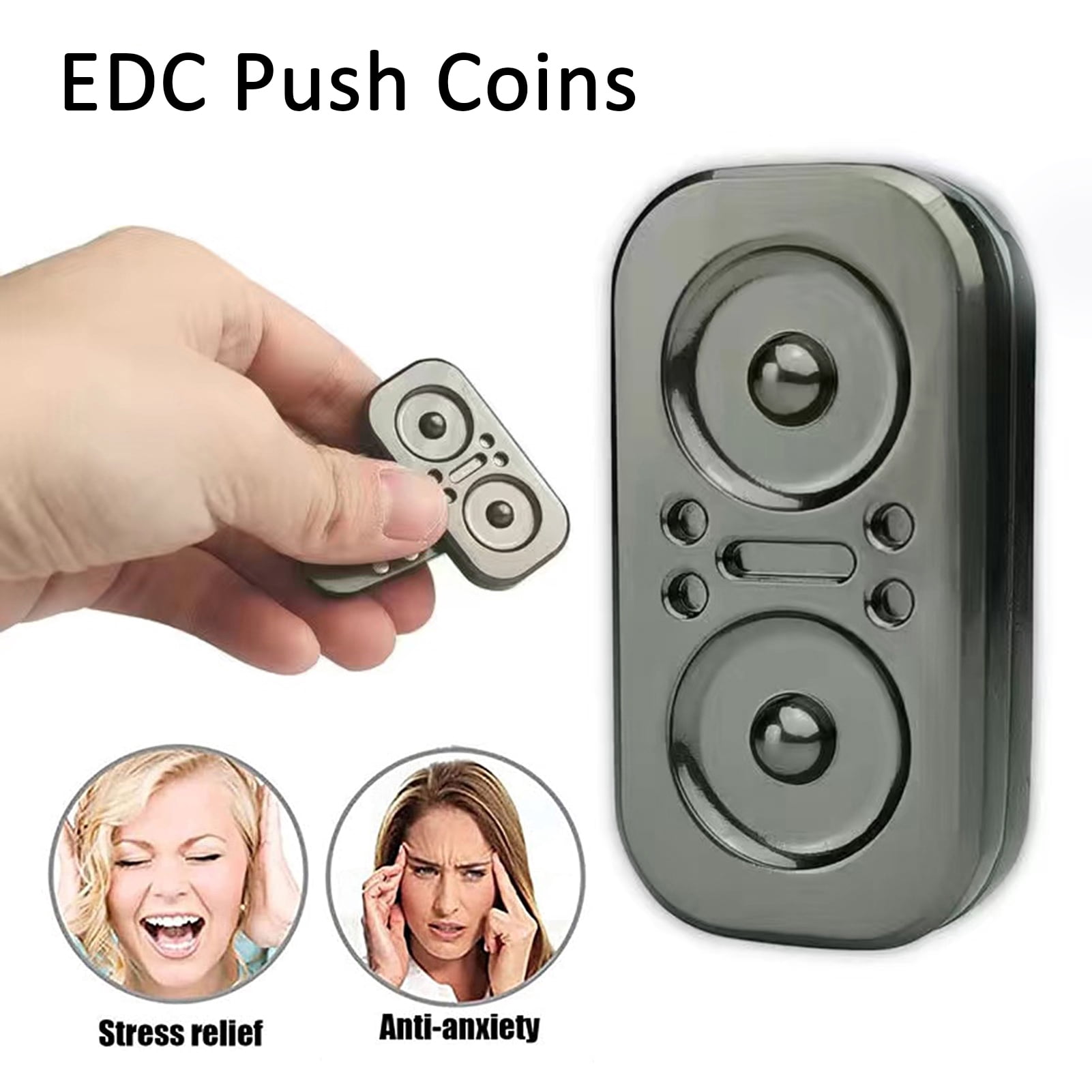 Fidget Toy VGEBY Jouet De Curseur De Poussée De TDAH Metal s, Metal Fidget Toy VGEBY Jouet De Curseur De Poussée De TDAH Metal s, Metal
