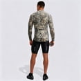thumbnail image 5 of Realistic Camo Quarter Zip Pullover for Men, Long Sleeve Hunting Fishing Jersey with Moisture Wicking Quick Dry Fabric - Lightweight Outdoor Athletic Performance Tops Brown M, 5 of 6