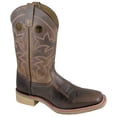 thumbnail image 1 of Bota de vaquero Parker de 11 "marrón encerada envejecida / marrón crujido de cuero para hombre - Talla EE. UU.: 11 Smoky Mountain Boots 4055-11EE, 1 of 1