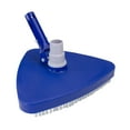 thumbnail image 2 of HmNPlay Cleaning Brush,Brush Cleaning Triangular Weighted Swimming Pool Vacuum Head With Swivel Cuff 10.5" Blue/White, 2 of 5