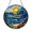 Acrylic 3.5 Inch, variant on Coastal Ocean Wave Faux Stained Glass Window Decor, Sunset Inspired Suncatcher with Flowing Motion
