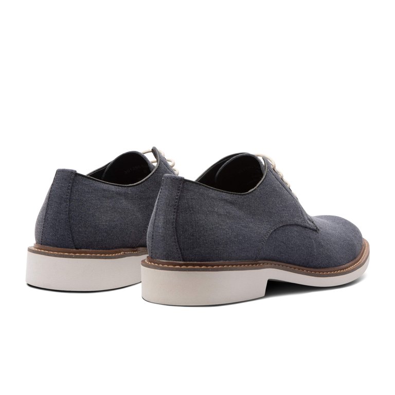 Gordon Rush men’s shoes (10.5) Navy RUSH Gordon Rush Mens Canvas Casual Plain Toe Oxford Shoe  main image 4