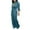 Green, variant on Timegrad Rompers for Women Fall Work Casual Loose Jumpsuit 1 Piece Long Sleeve Button Wide Leg Sets