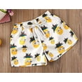 thumbnail image 2 of Styles I Love Baby Toddler Beach Pineapple Swim Shorts Bathing Suit Beach Pool Swimwear Little Boy Swim Trunks, 2 of 6