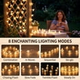 thumbnail image 5 of Decorative Flower String Lights Plug in for Bedroom, Connectable 33ft 100 LED Soft Cherry Blossom Fairy Light for Patio Room Dorm Wedding Party Christmas Tree Hanging Decorations, Warm White, 5 of 9