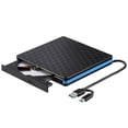 thumbnail image 1 of External Optical Drive TYPE-C USB3.0 2 In 1 CD/DVD/VCD Burner Player Reader RW Drive Portable External Optical Drive ,Accurate Channel Search, 1 of 6