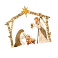 thumbnail image 2 of Kokiya Christmas Nativity Scene Figurine Set Light up Decorative Tabletop Sculpture A, 2 of 9