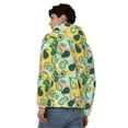 thumbnail image 4 of Kdxio Avocado Print Men Hoodies Casual Hoodies for Men with Zip Pockets Full Zip Long Sleeve Sweatshirt Sports Hooded Jacket-XX-Large, 4 of 5