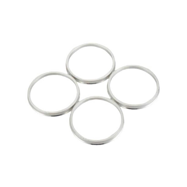 Sidaley Reemplazo del anillo central del cubo de la rueda del coche de 4 piezas, accesorios reductores de reparación de anillos de reparación Vehículos, repuestos y accesorios Mis 73.1-59.6
