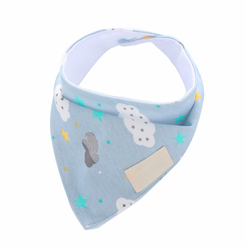 Baby Drool Bibs Snaps Closure Drooling Teething Feeding Saliva Towel