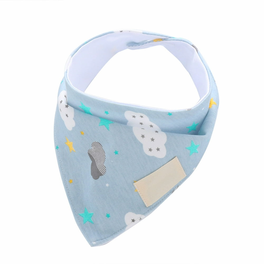 Baby Drool Bibs Snaps Closure Drooling Teething Feeding Saliva Towel