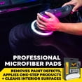 thumbnail image 2 of Meguiar's 6" Ultra Universal Microfiber Pads - M6MFP2 - Professional Detailing Pad, Pair with Meguiar's Compound for Heavy Cutting of Paint Defects or use with a Polish for Finish Refinement, 2 Pack, 2 of 9