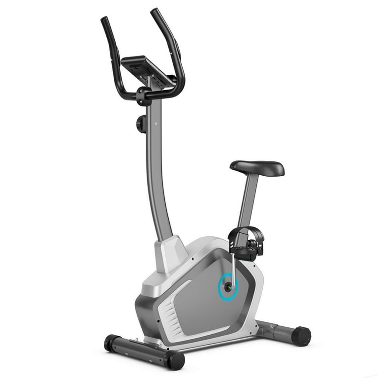 Gymax Magnetic Upright Exercise Bike Cycling Bike W Pulse Sensor 8 Level Fitness