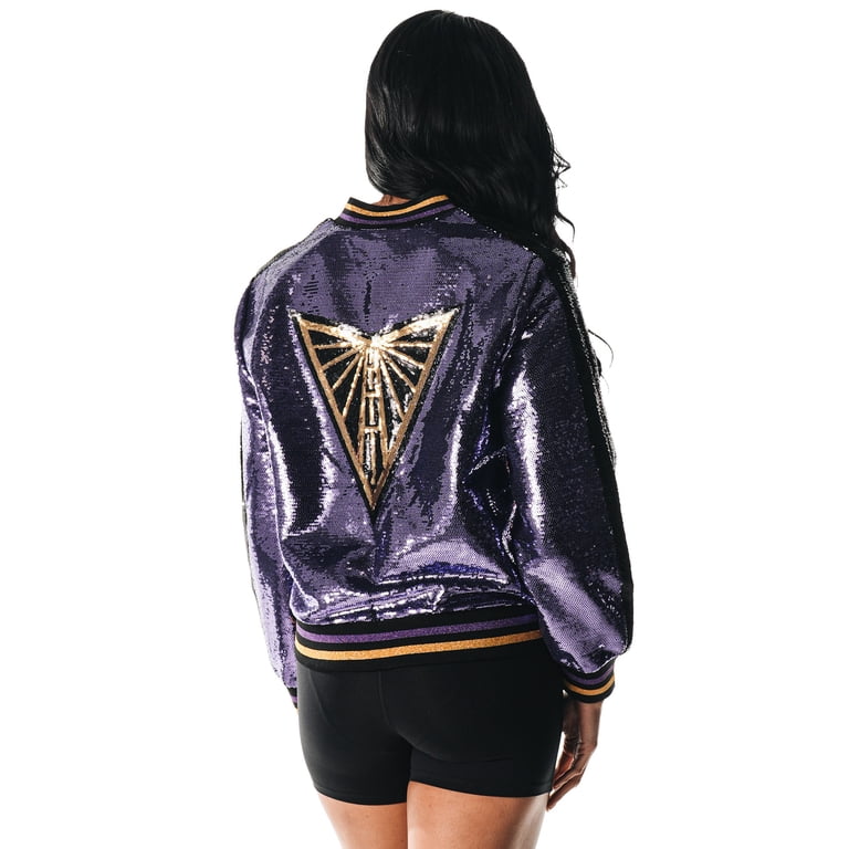 Women's The Wild Collective Violet Golden State Valkyries Sequin