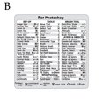 thumbnail image 1 of Adhesive Computer Keyboard Reference Shortcut Sticker ShortcutsSti PC Keys; R6H6, 1 of 9