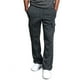 mens elastic waist cargo pants with drawstring