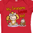 thumbnail image 4 of Inktastic My Grandma Loves Me Monkey Boys or Girls Baby Bodysuit, 4 of 5