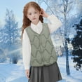 thumbnail image 3 of Liyamei Winter Warm Girls Padded Vest Insulated Sleeveless Jacket For Kids Outerwear Cozy Fleece Lined Layer Girls Winter Coat Size 11-12 years, 3 of 5