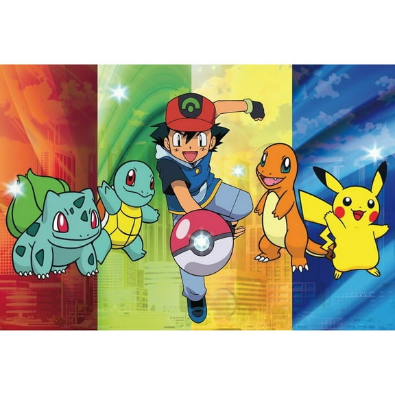 Pikachu Diamond Painting Set (for Adults) 5D DIY Anime Diamond Art Set (for Beginners) Round Full Diamond Diamond Painting Gem Art Crafts (Home Wall Decoration Gift)