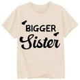 thumbnail image 3 of BOOMNY Toddler Baby Girls T-Shirts Short Sleeve Casual Big Sister Letter Printed T Shirts Lightweight Loose Summer Shirt Tops Lovely Girl's Tees, 3 of 3